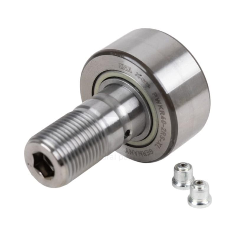 CAM FOLLOWER ON THREADED AXLE