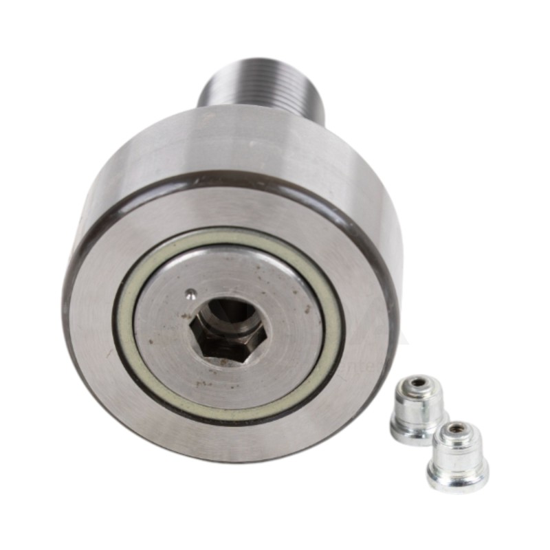 CAM FOLLOWER ON THREADED AXLE