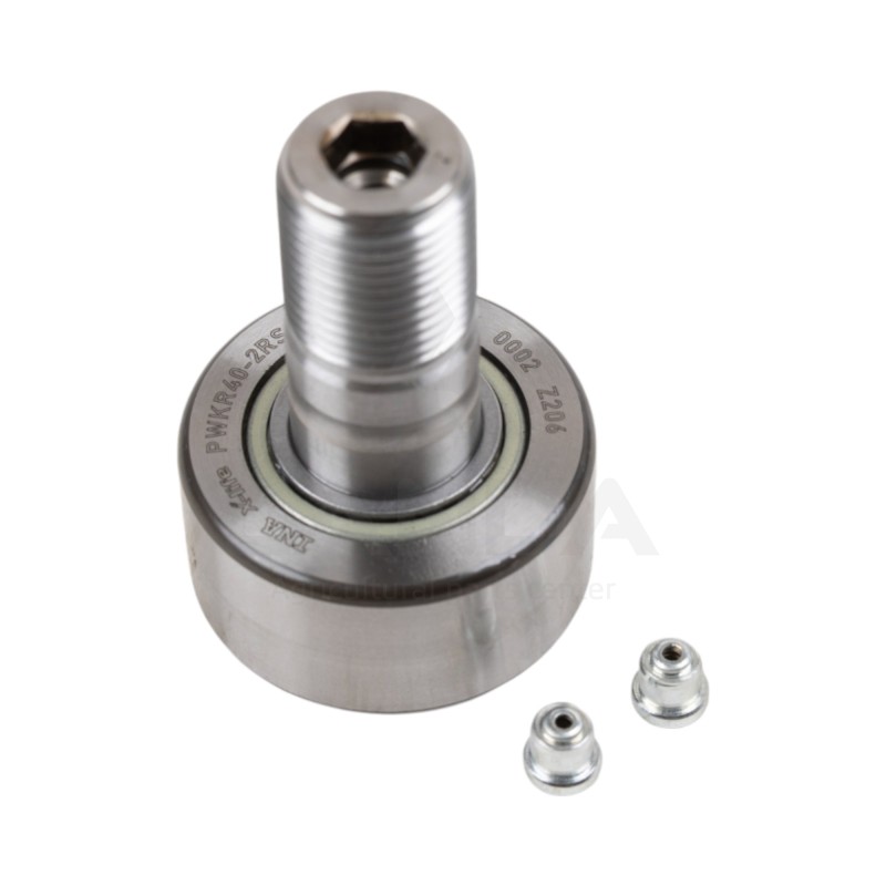 CAM FOLLOWER ON THREADED AXLE