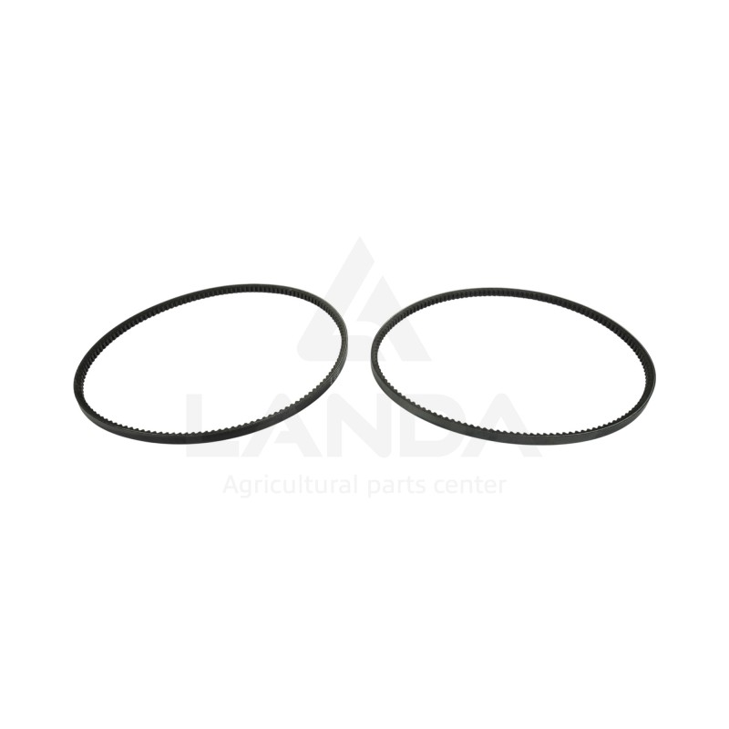 JEU 2 COURROIES TRAPEZOIDALES CRANTEES