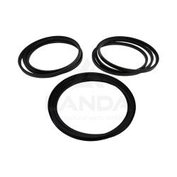 SET OF 3 SMOOTH V-BELTS