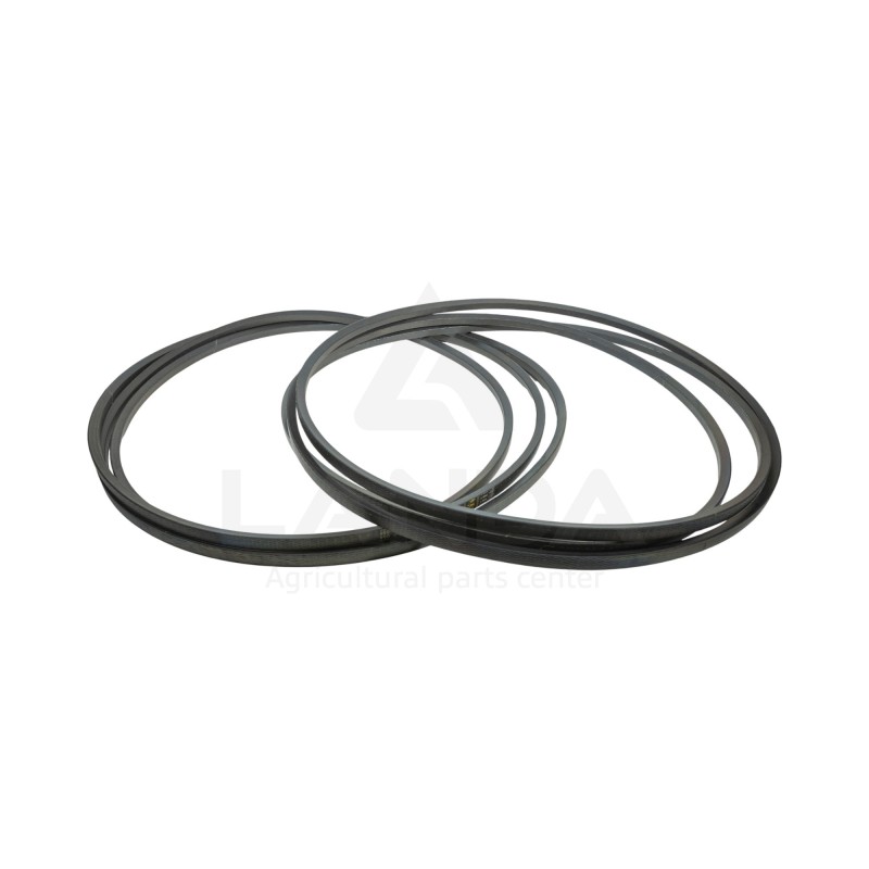 SET OF 2 SMOOTH V-BELTS