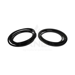 SET OF 2 SMOOTH V-BELTS
