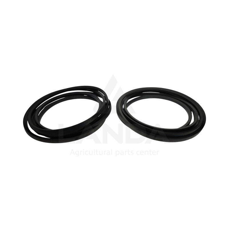 SET OF 2 SMOOTH V-BELTS