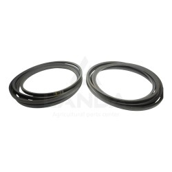 SET OF 2 SMOOTH V-BELTS