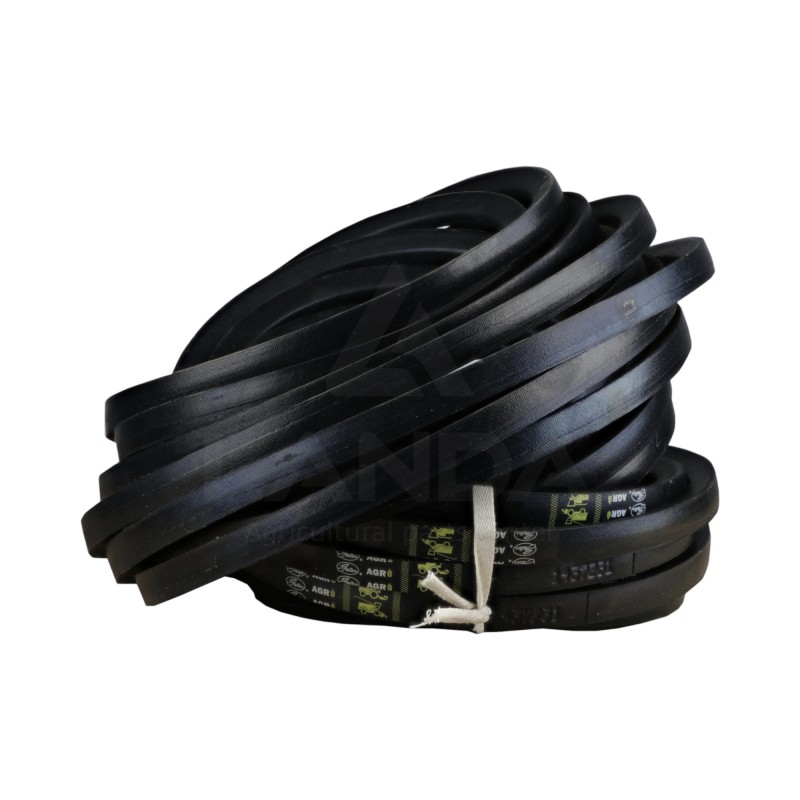 JUEGO DE 8 CORREAS TRAPEZOIDALES LISAS