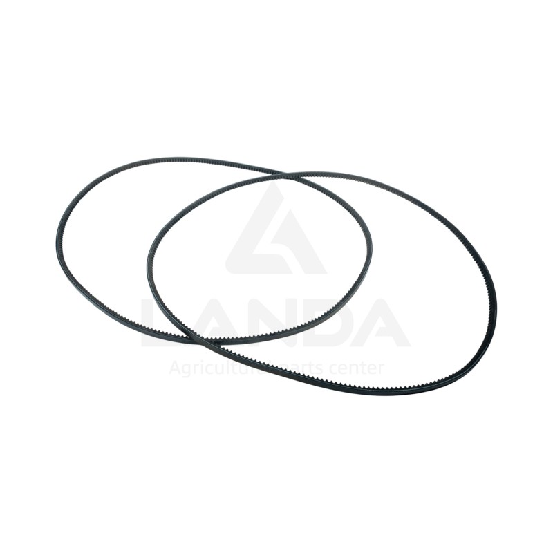 SET OF 2 SERRATED V-BELTS