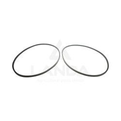 SET OF 2 SMOOTH V-BELTS