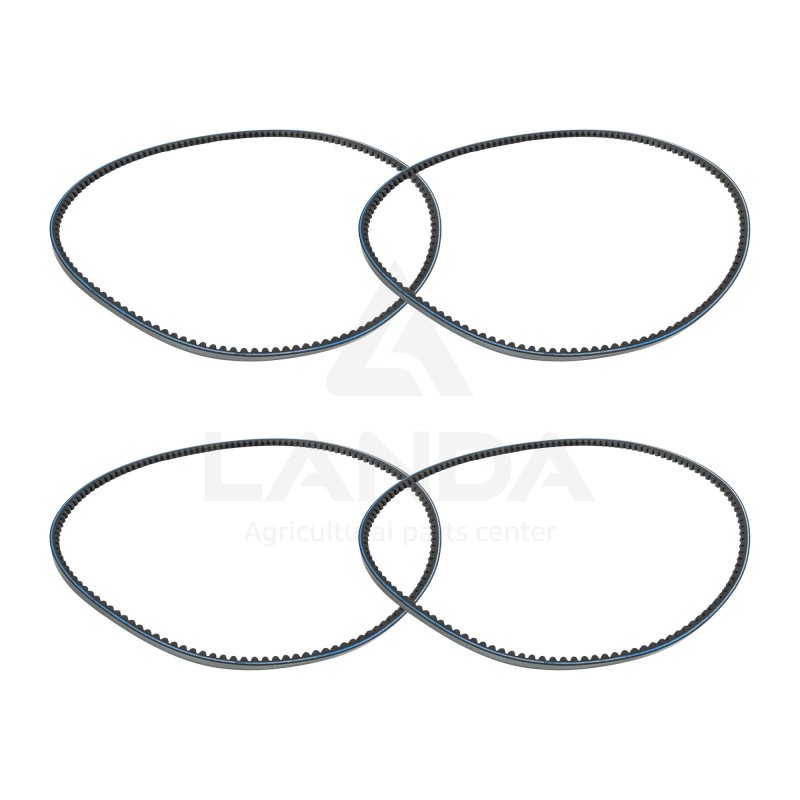 JUEGO DE 4 CORREAS TRAPEZOIDALES DENTADAS