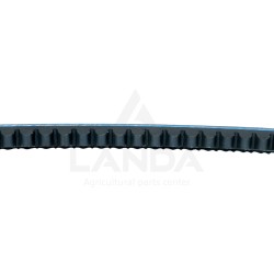 JEU 4 COURROIES TRAPEZOIDALES CRANTEES