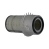 OUTER AIR FILTER WITH FINS