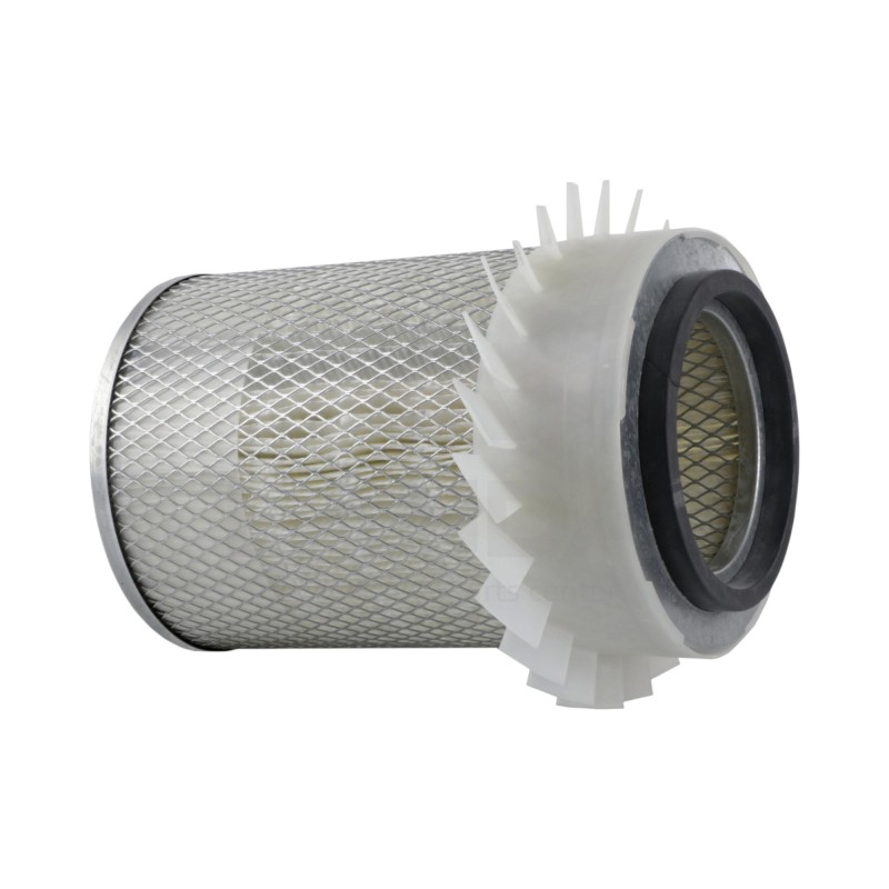 OUTER AIR FILTER WITH FINS