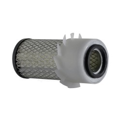 OUTER AIR FILTER WITH FINS