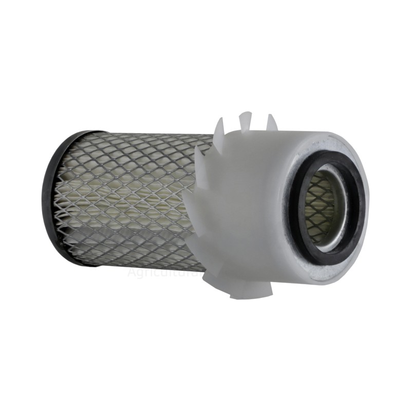 OUTER AIR FILTER WITH FINS