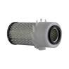 OUTER AIR FILTER WITH FINS
