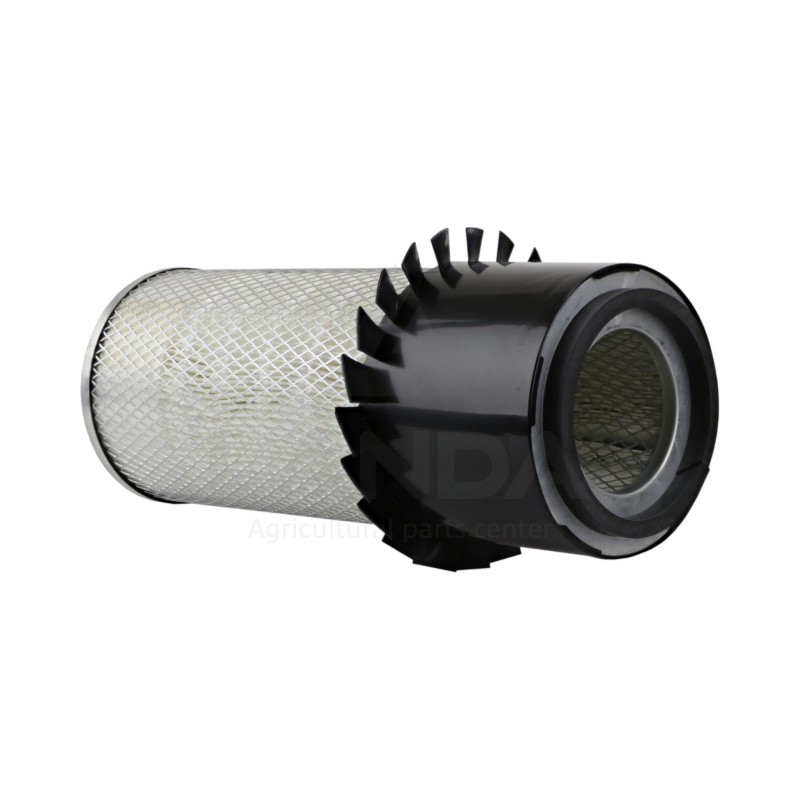 OUTER AIR FILTER WITH FINS