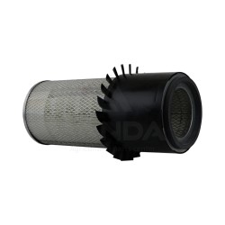 OUTER AIR FILTER WITH FINS