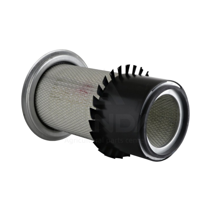 OUTER AIR FILTER WITH FINS AND TOP