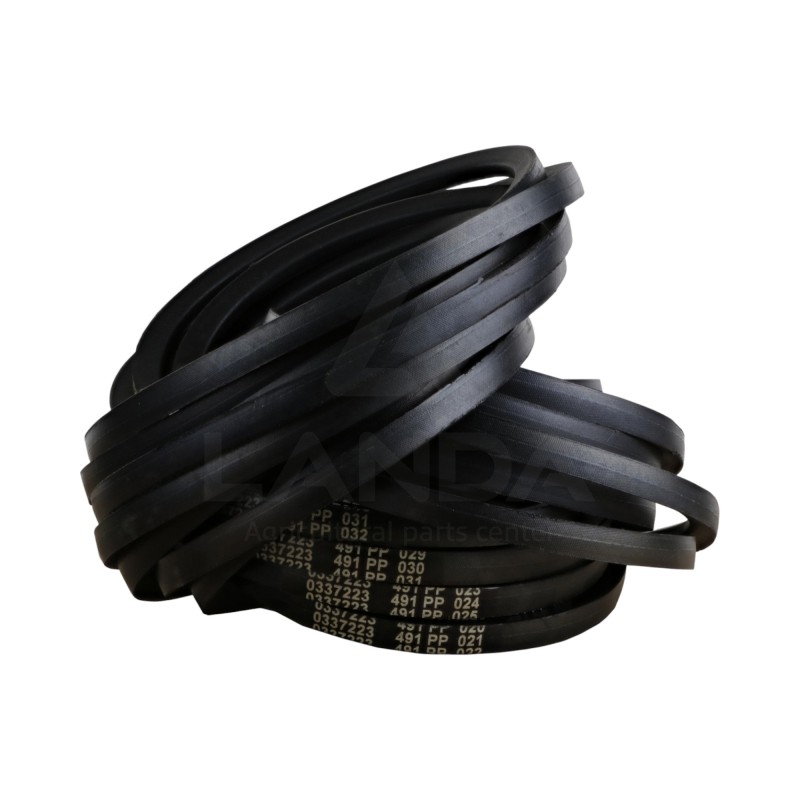 SET OF 8 SMOOTH V-BELTS