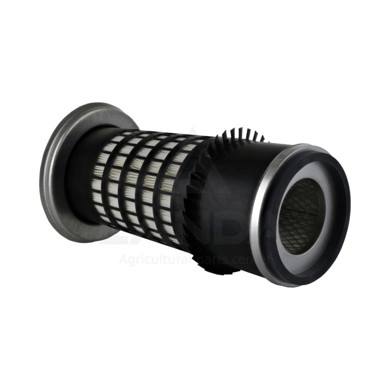 OUTER AIR FILTER WITH FINS AND TOP