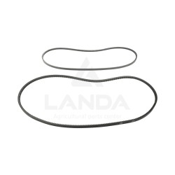 JUEGO DE 2 CORREAS TRAPEZOIDALES DENTADAS