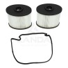 SET OF 2 MOTOR OIL BREATHER FILTERS