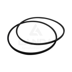 SET OF 2 SMOOTH V-BELTS