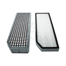 KIT FILTRES (1+1) AIR CABINE C.A & HEPA Cat I (Anti Odeur)