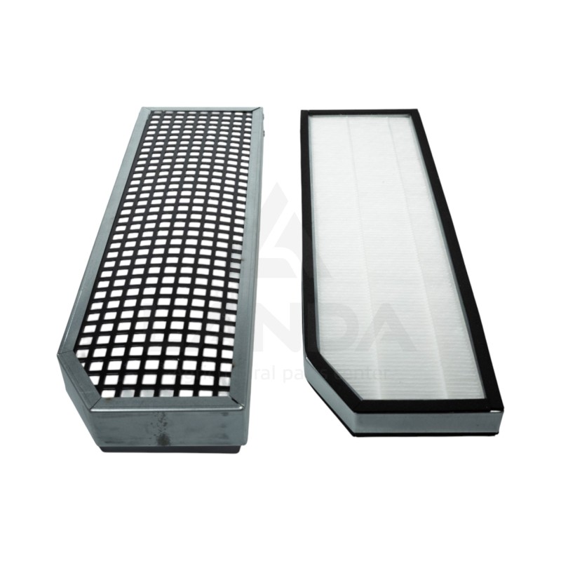 KIT FILTRES (1+1) AIR CABINE C.A & HEPA Cat I (Anti Odeur)