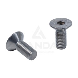 SOCKET FLAT HEAD CAP BOLT M10X25 STAINLESS STEEL