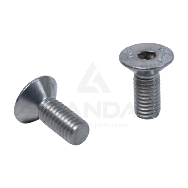 SOCKET FLAT HEAD CAP BOLT M10X25 STAINLESS STEEL
