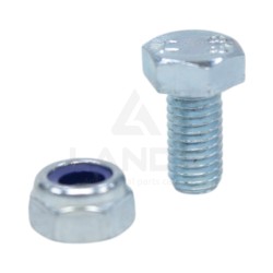 BOULON TETE HEXAGONALE (M8x16 - Ecrou nylstop)