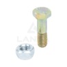BOULON TETE HEXAGONALE (M8x25 - Ecrou nylstop)