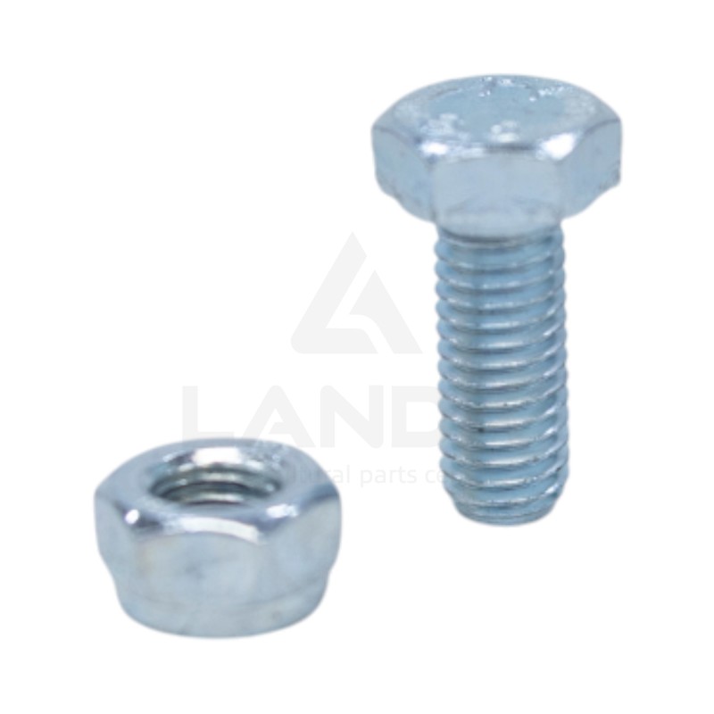 BOULON TETE HEXAGONALE (M8x20 - Ecrou nylstop)