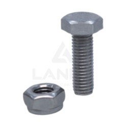 TORNILLO DE ACERO INOXIDABLE DE CABEZA HEXAGONAL (M10x30 - Tuerca Nylstop)