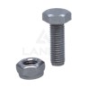 TORNILLO DE ACERO INOXIDABLE DE CABEZA HEXAGONAL (M10x30 - Tuerca Nylstop)