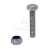 TORNILLO DE ACERO INOXIDABLE DE CABEZA HEXAGONAL (M10x50 - Tuerca Nylstop)