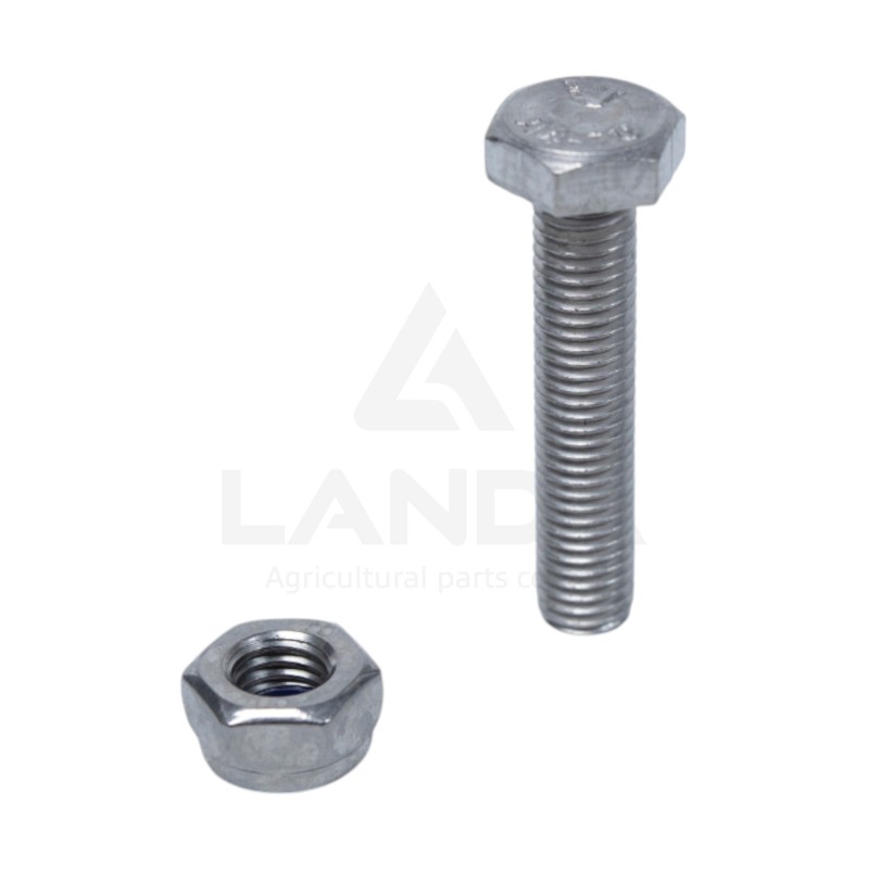 BOLT NYLSTOP 10X50 STAINLESS STEEL
