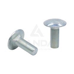 VIS TETE BOMBEE COLLET CARRE (M14x37)