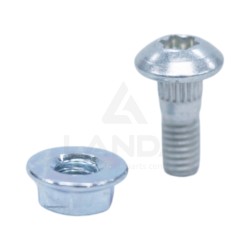 BOULON TETE BOMBEE COLLET CARRE (M8X25)