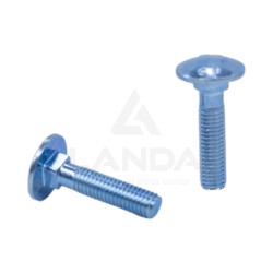 VIS TETE BOMBEE COLLET CARRE (M8X35)