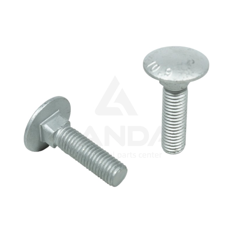 VIS TETE BOMBEE COLLET CARRE M12x45