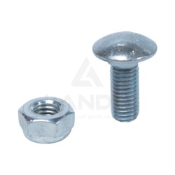 CARRIAGE BOLT 10X25MM (BAG QTY : 10)
