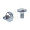 VIS TETE BOMBEE COLLET CARRE (M8X16)