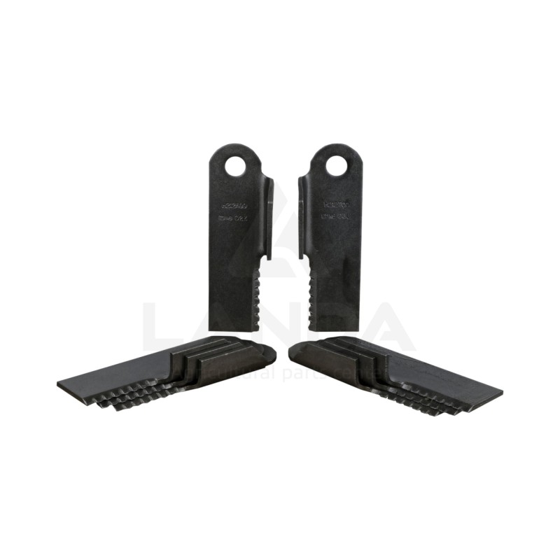 KIT DE 8 COUTEAUX DE BROYEUR PLIES (4 Droites et 4 Gauches)