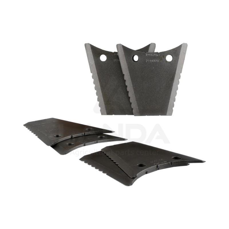 KIT DE 6 COUTEAUX DE BROYEUR FIXES (Boulonnerie incluse)