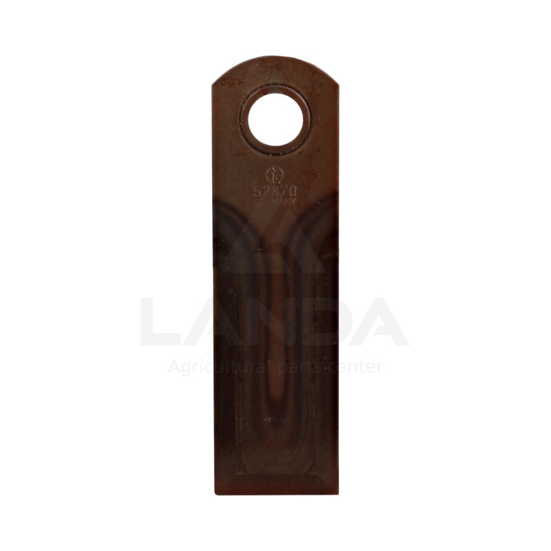 CUCHILLA TRITURADORA 3 LADOS (175x50x4 - anilla incluida)