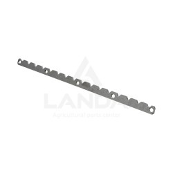 BARRETTE CRANTÉE INOX (Lg612mm, 5 trous)