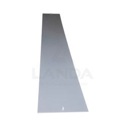 TOLE INTERMÉDIAIRE DE GOULOTTE (Lg1800mm - en acier - 2 trous de fixation)