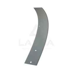 TOLE LATÉRALE SUPÉRIEURE DROITE DE GOULOTTE (Rallongée - Lg1780mm - en acier - 5 trous de fixation)